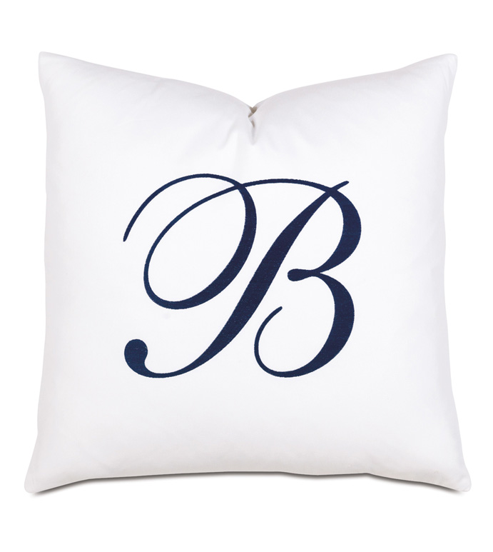 Summerhouse Monogram Decorative Pillow