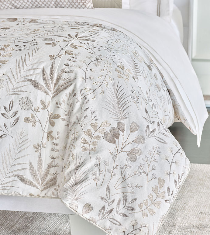 SUSSEX EMBROIDERED DUVET COVER