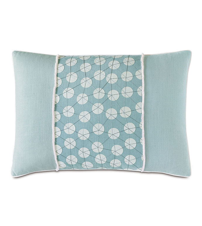 Bimini Embroidered Decorative Pillow