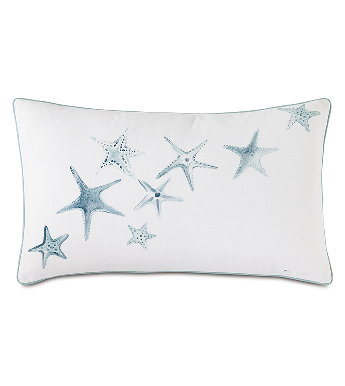 Bimini Handpainted Decorative Pillow