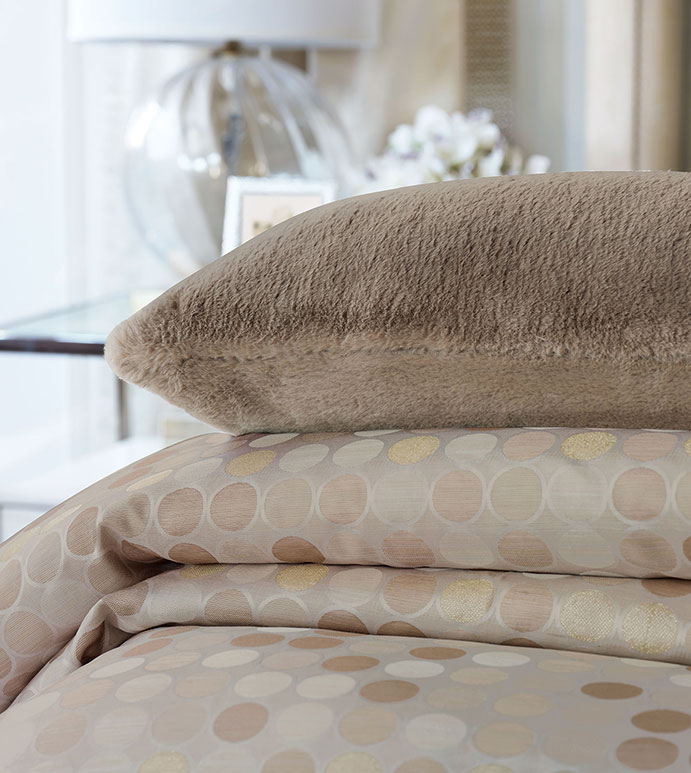 Adrienne Faux Fur Decorative Pillow