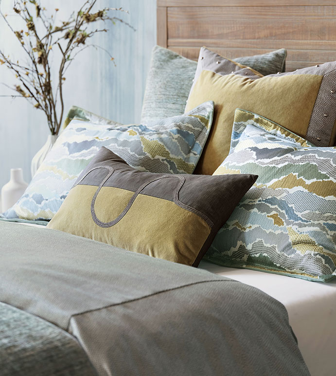 Zephyr Color Block Decorative Pillow