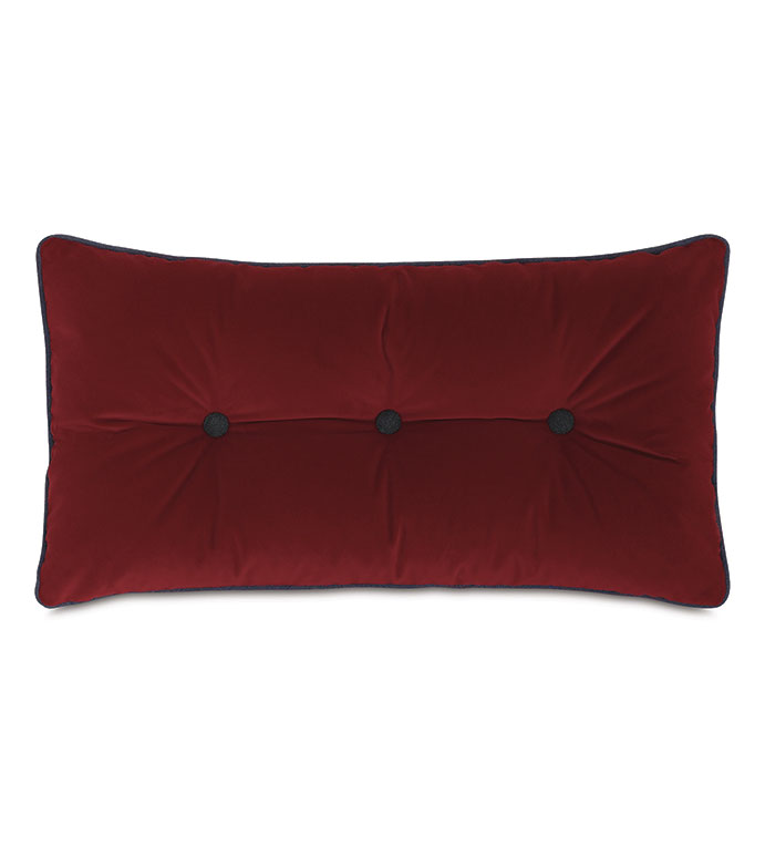 CONNERY BUTTON-TUFTED DECORATIVE PILLOW