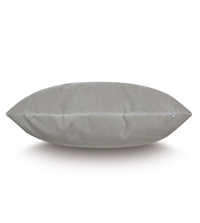 Plush Velvet Decorative Pillow In Dove