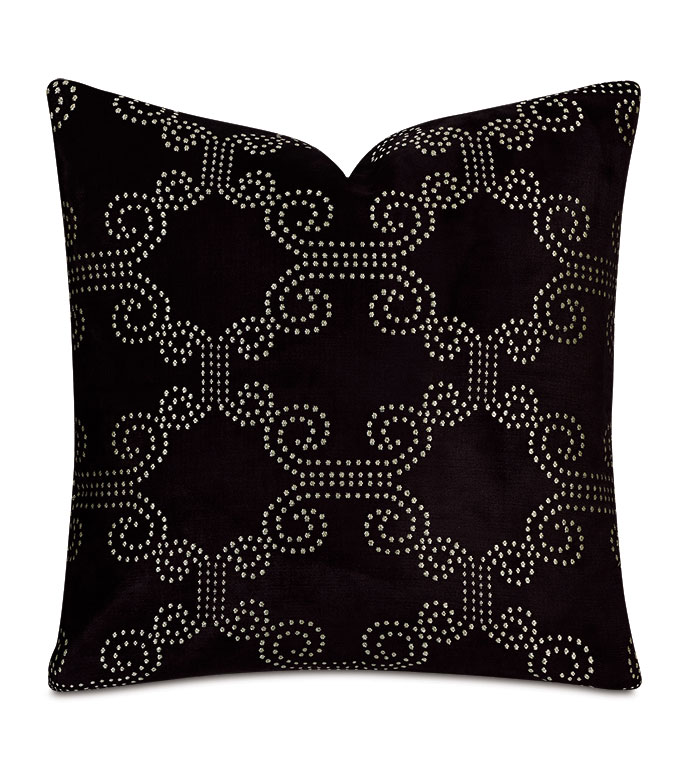 Elton Onyx Decorative Pillow