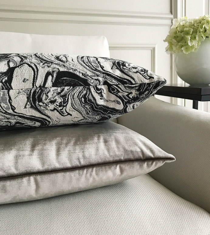Helga Noir Decorative Pillow