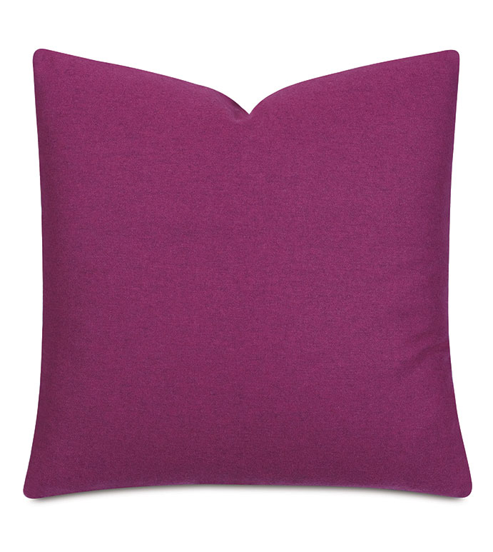 Vincent Textured Decorative Pillow In Raspberry