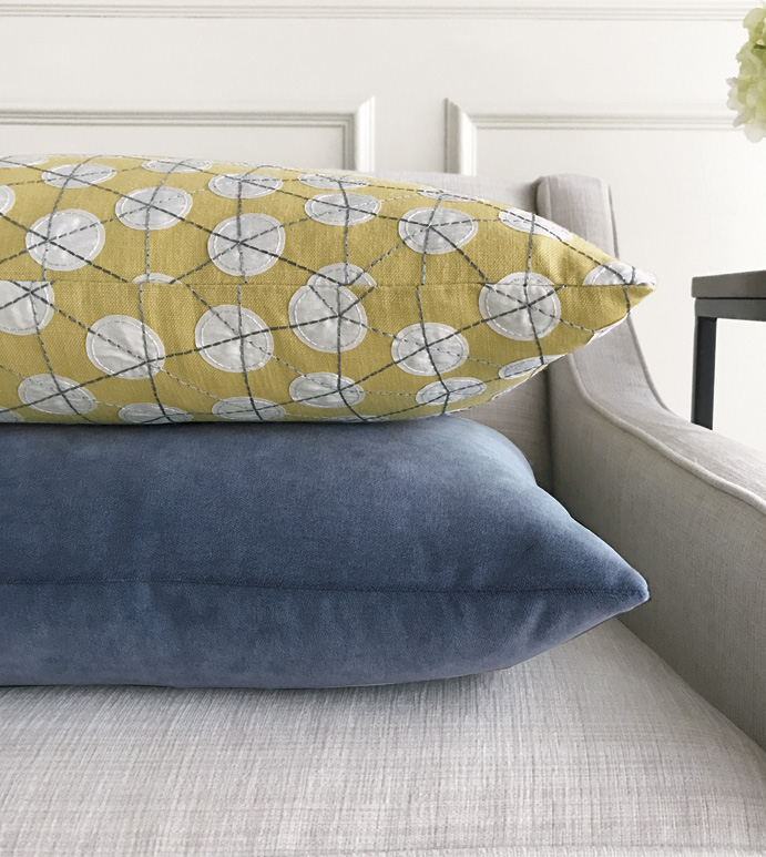 Blick Denim Decorative Pillow