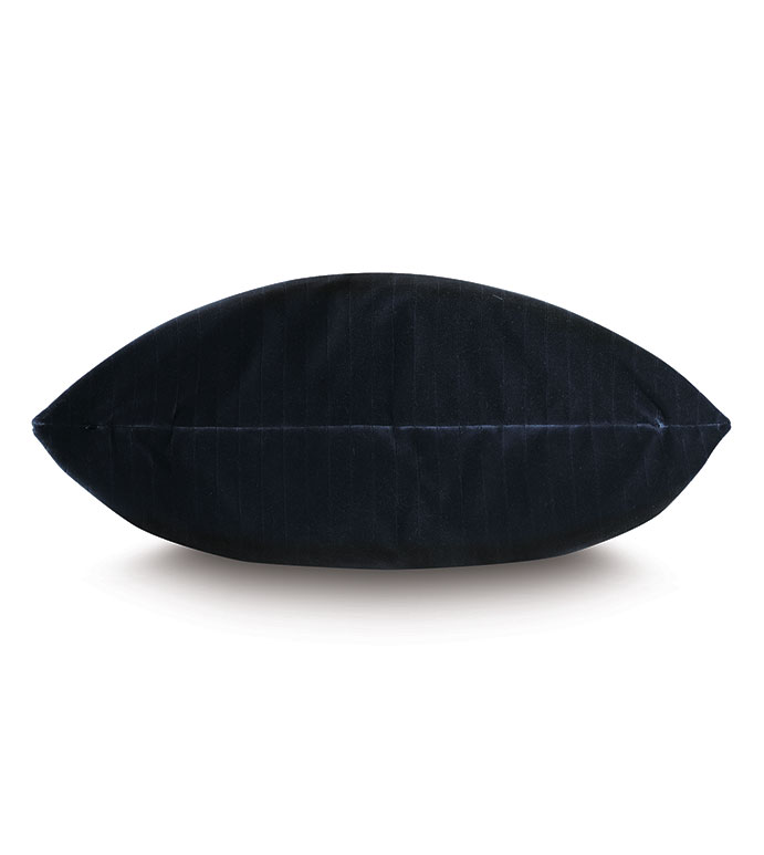 Brock Velvet Decorative Pillow In Indigo