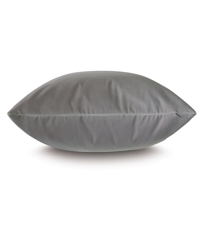 Uma Velvet Decorative Pillow In Gray