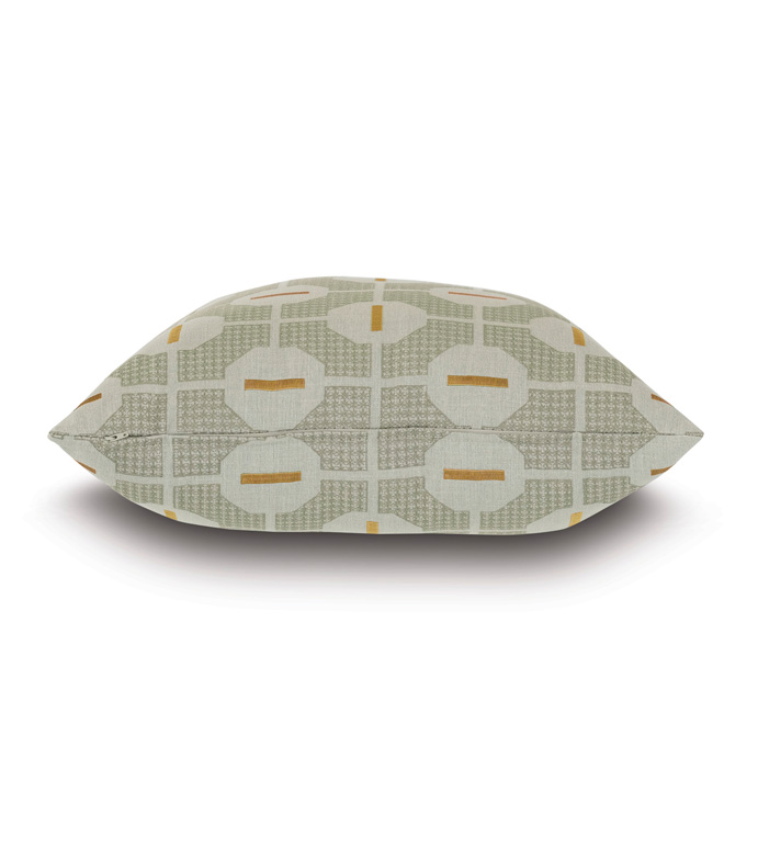 Octave Graphic Decorative Pillow In Mustard