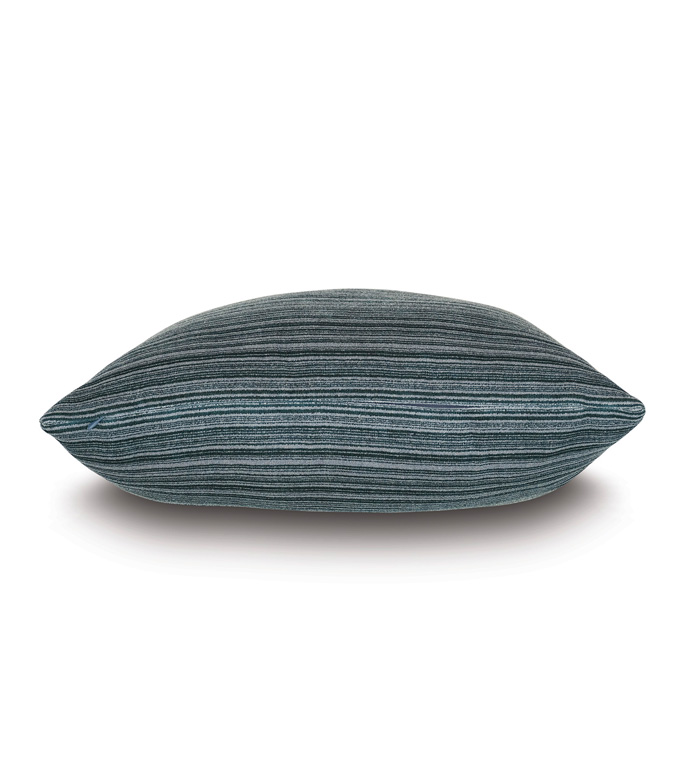 Izzy Striped Decorative Pillow In Teal