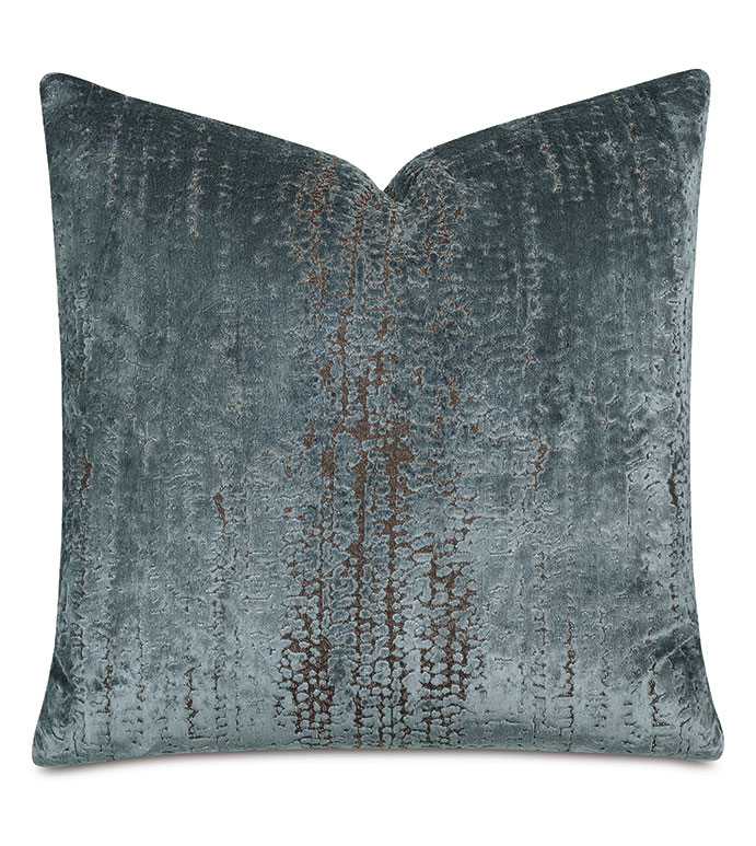 Focaccia Decorative Pillow In Light Blue