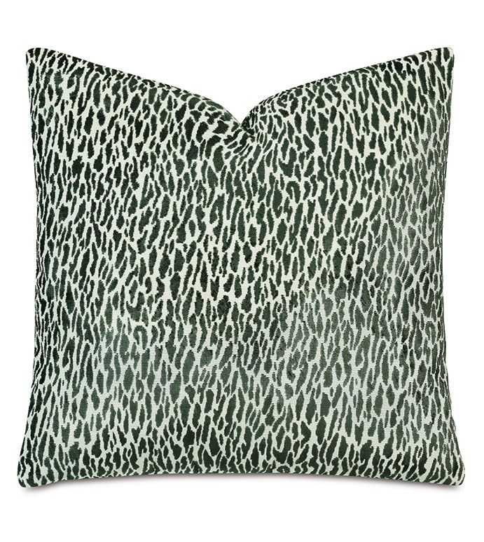 Earl Woven Decorative Pillow In Emerald
