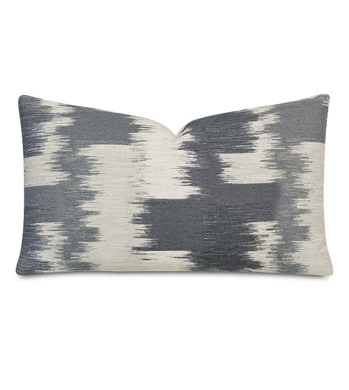 Shea Woven Decorative Pillow In Charcoal