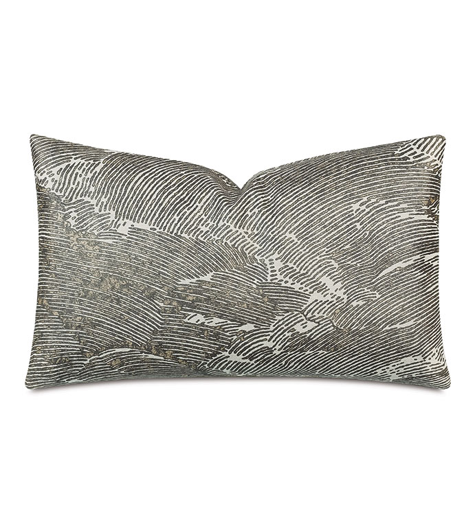 Kellner Metallic Decorative Pillow