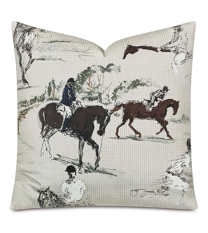 Russell Equestrian Decorative Pillow