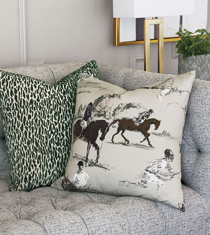 Russell Equestrian Decorative Pillow