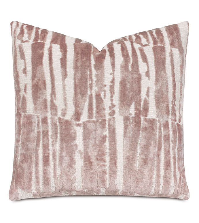 Rivia Velvet Decorative Pillow In Primrose