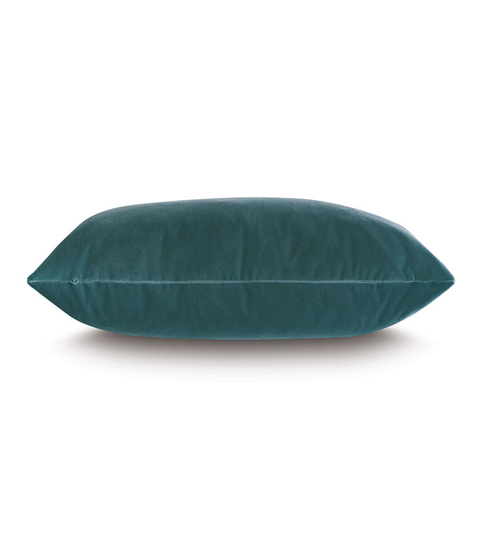 Uma Velvet Decorative Pillow In Teal