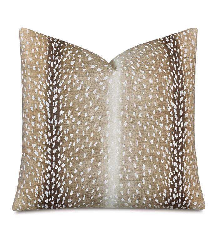Wiley Ombre Decorative Pillow in Cappuccino