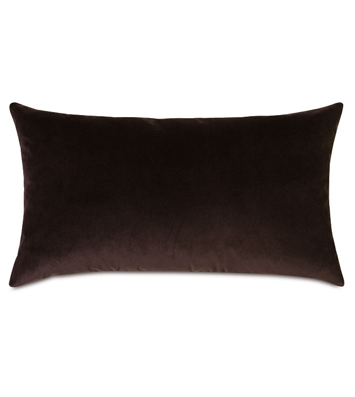 Uma Velvet Decorative Pillow in Brown