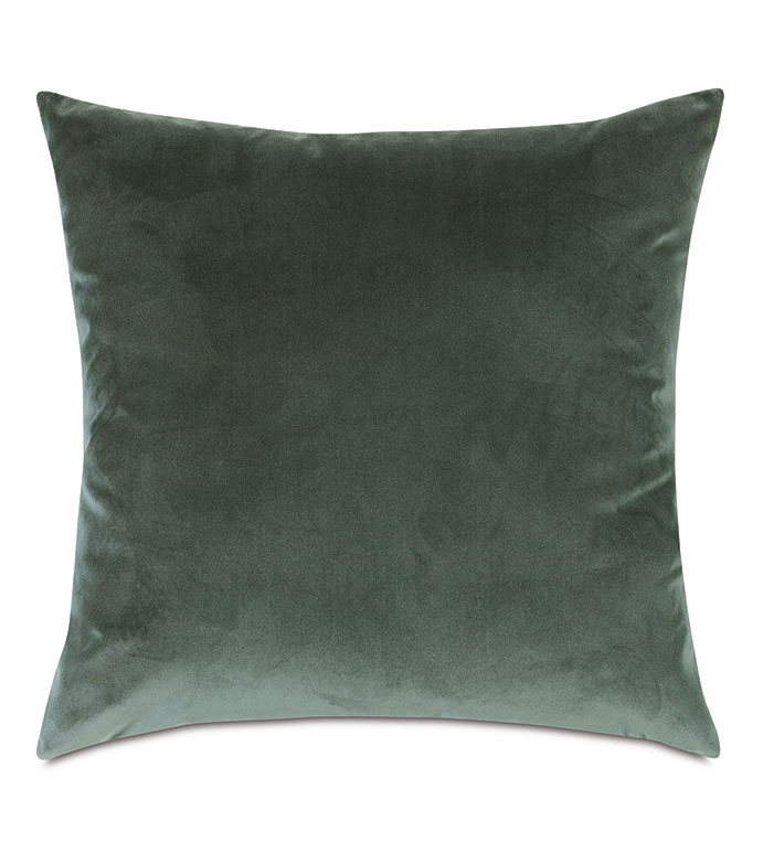 Uma Velvet Decorative Pillow in Pine
