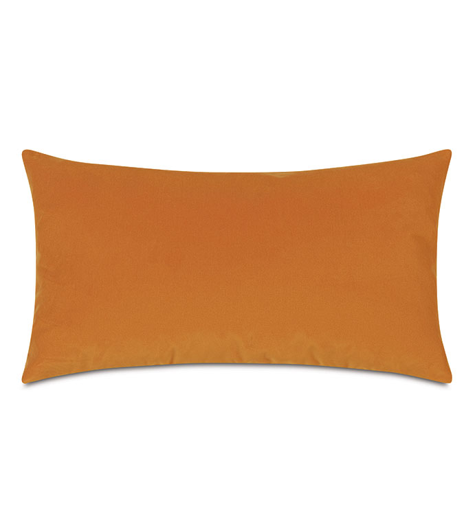 Uma Velvet Decorative Pillow in Tangerine
