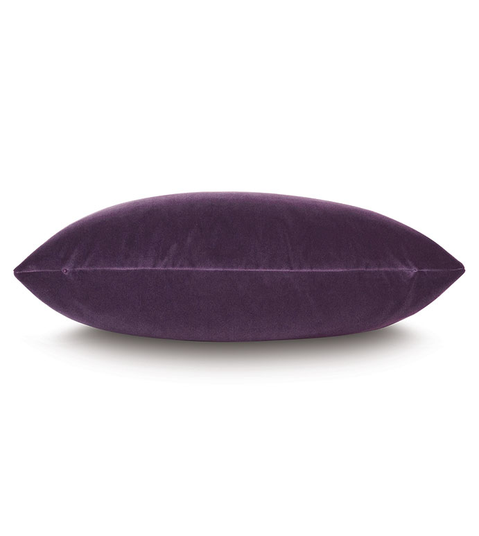 Uma Velvet Decorative Pillow in Purple