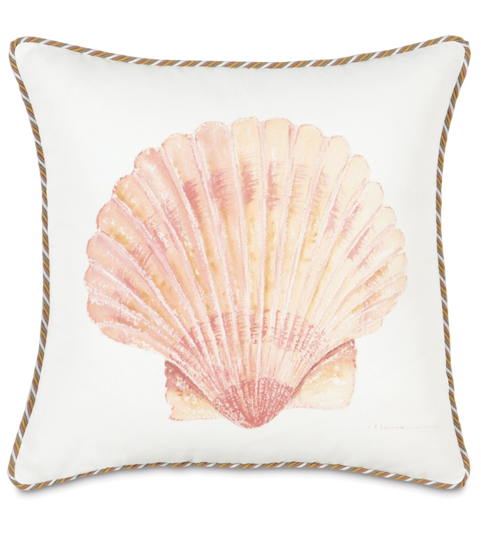 Hand-Painted Scallop Shell