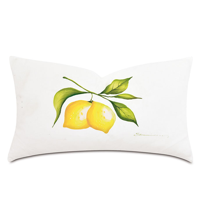 Meyer Handpainted Decorative Pillow