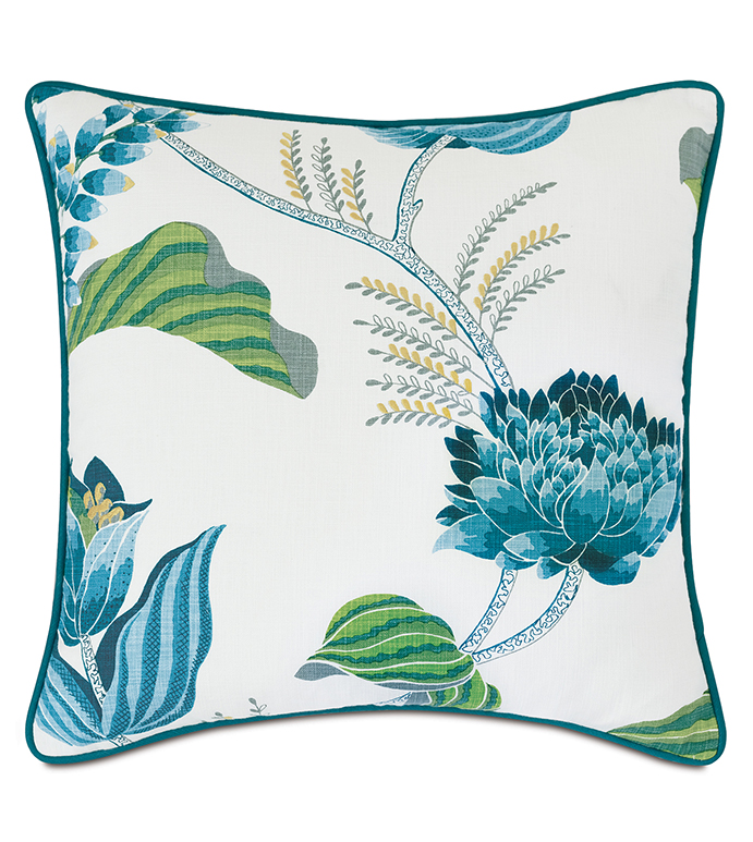 Clementine Embroidered Decorative Pillow