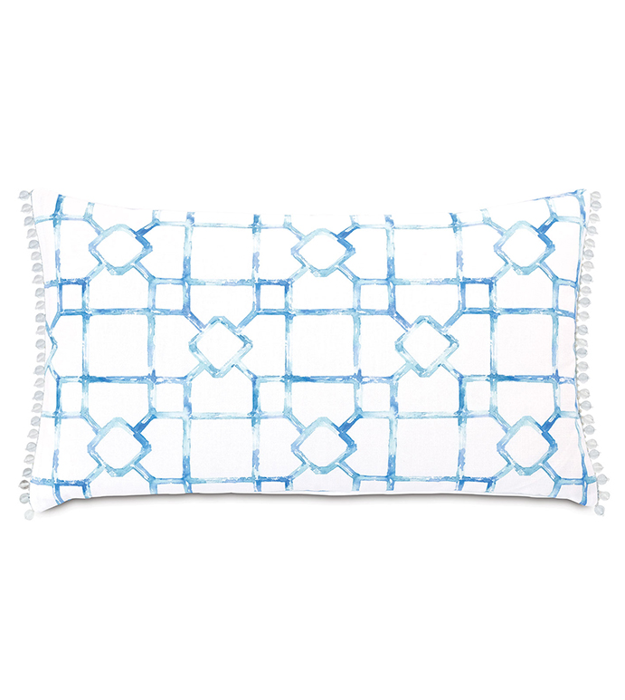 Castaway Lattice Decorative Pillow