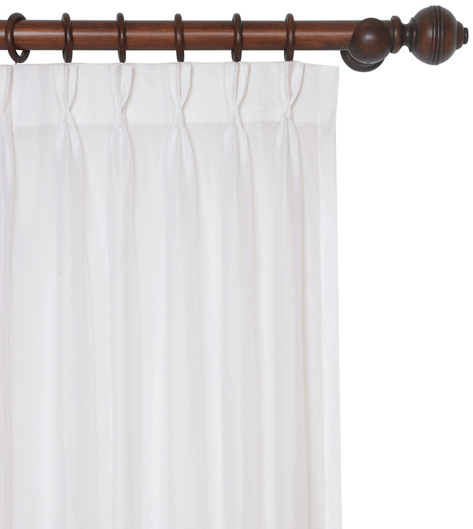 Sadler White Curtain Panel