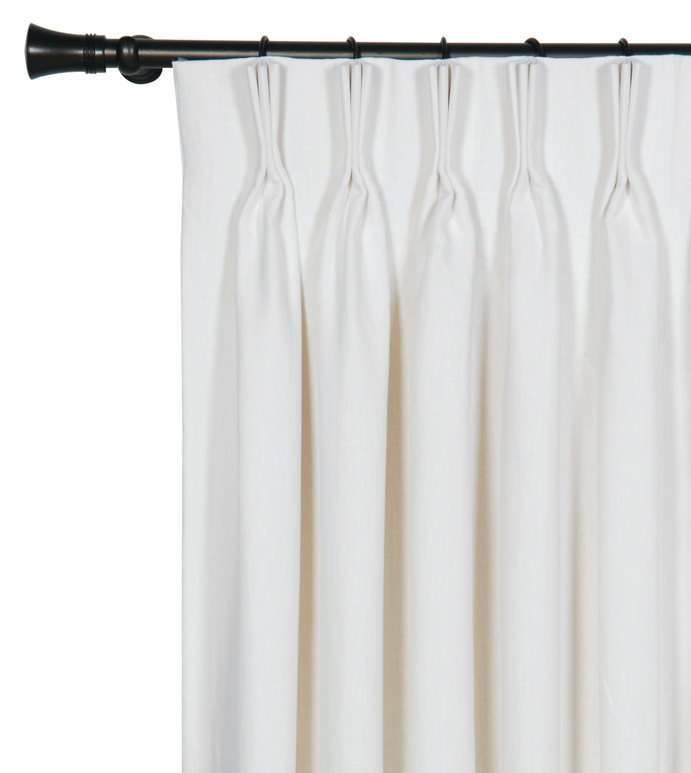 Leonara White Curtain Panel