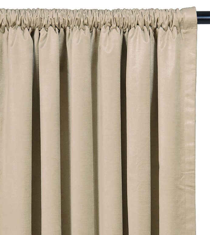 Lucerne Taupe Curtain Panel