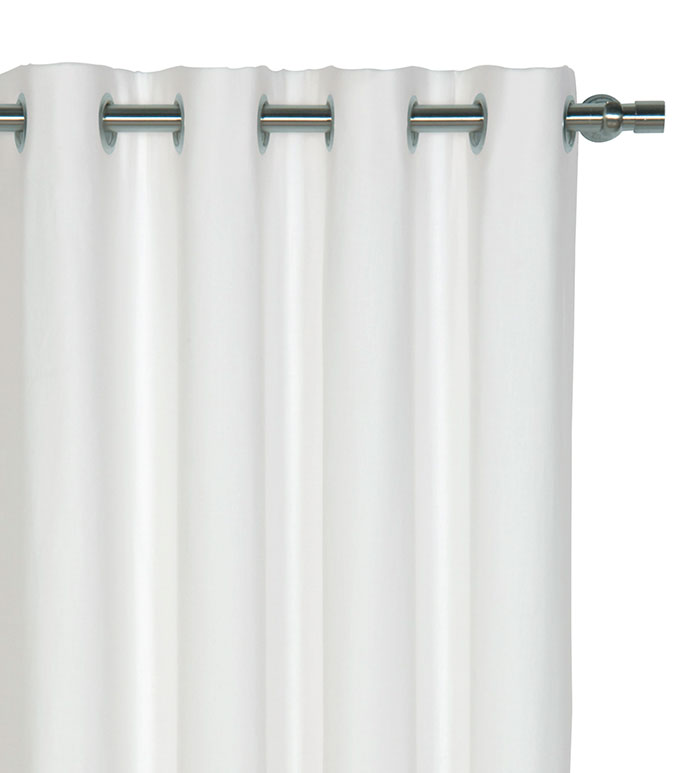 Breeze Linen Curtain Panel in White