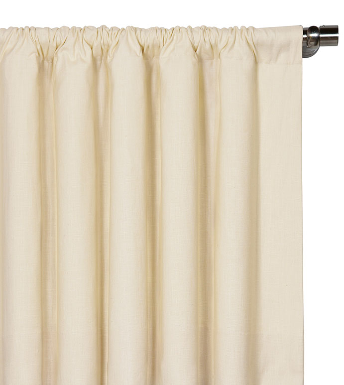 Breeze Linen Curtain Panel in Pearl