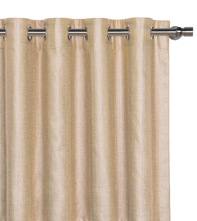 Meridian Woven Curtain Panel in Cream