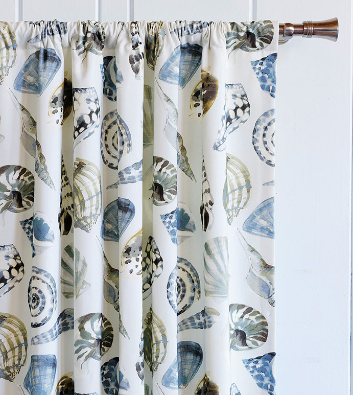 Persea Seashell Curtain Panel