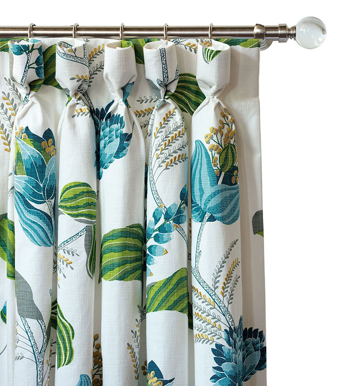Clementine Embroidered Curtain Panel