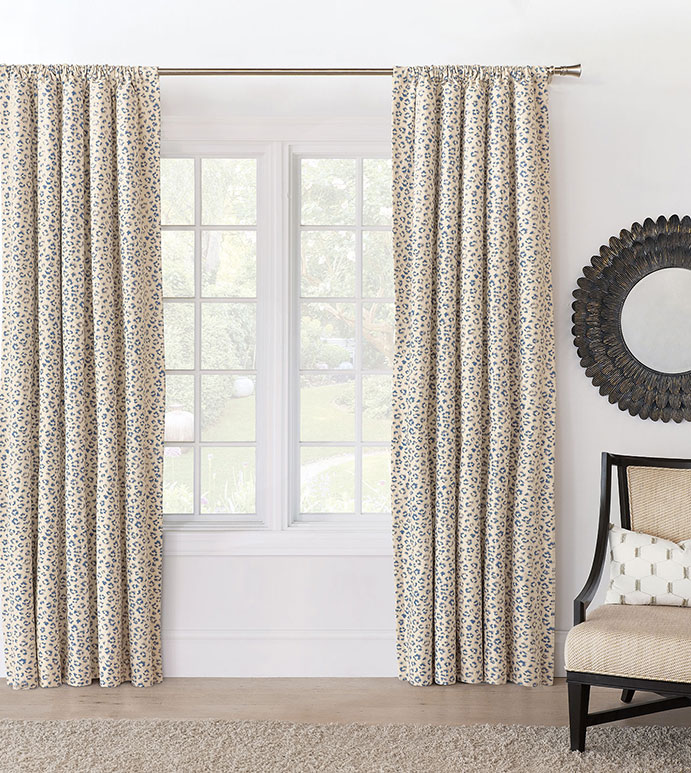 Emory Animal Print Curtain Panel | Eastern Accents
