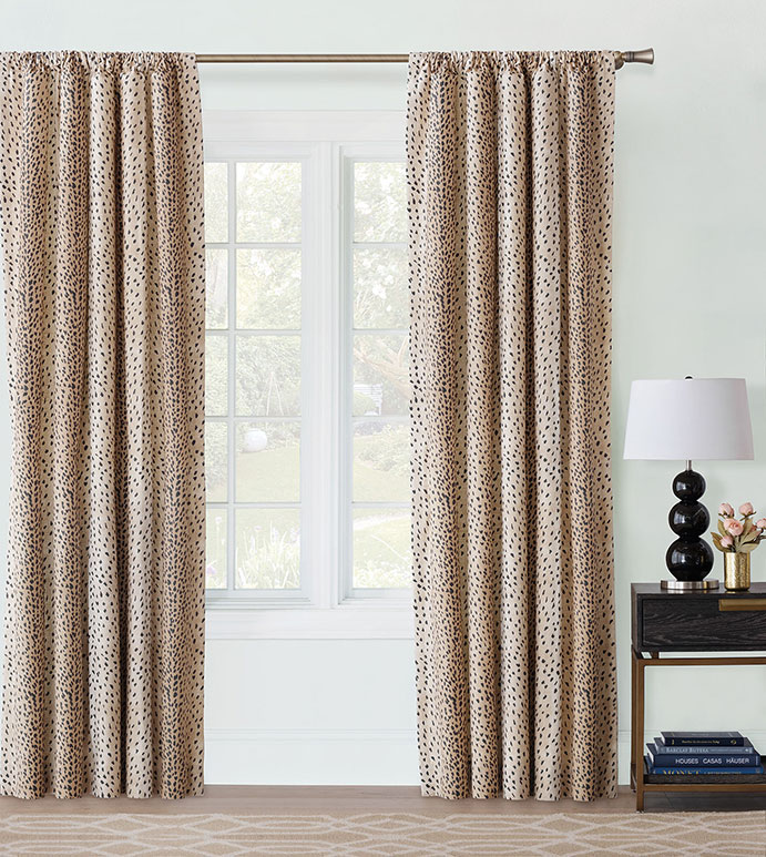 Sloane Leopard Curtain Panel | Eastern Accents