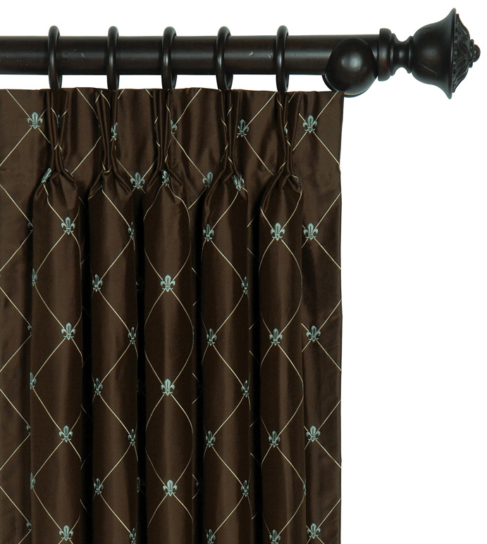 Rainier Brown Curtain Panel