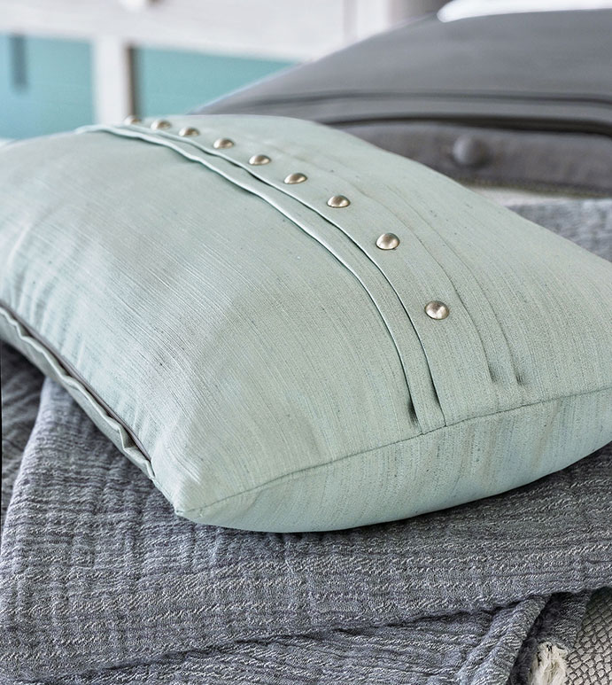 Danae Nailhead Detail Decorative Pillow