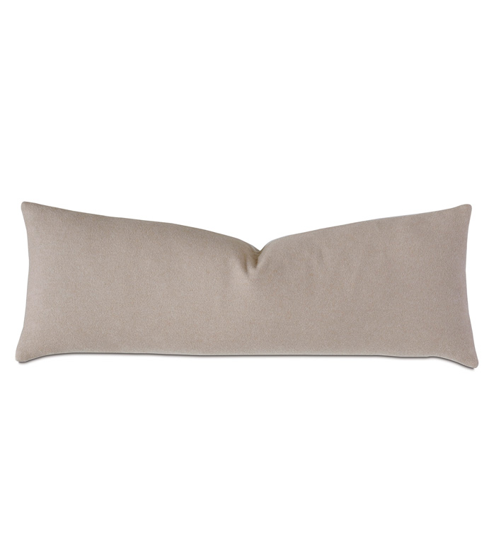 Hansel Flannel Decorative Pillow In Bisque