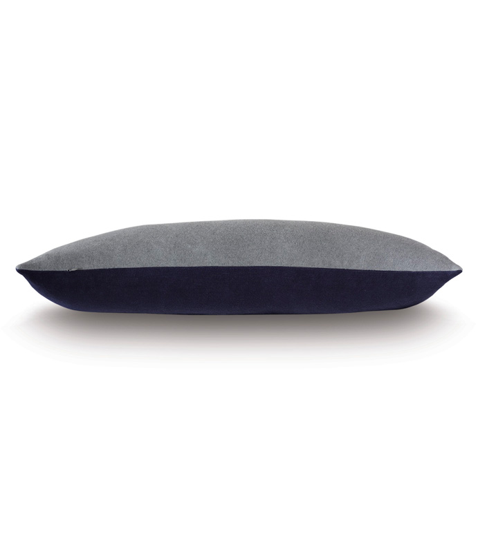 Hansel Flannel Decorative Pillow In Navy
