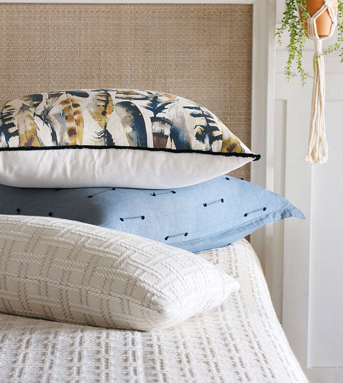 Monterosa Basketweave Decorative Pillow