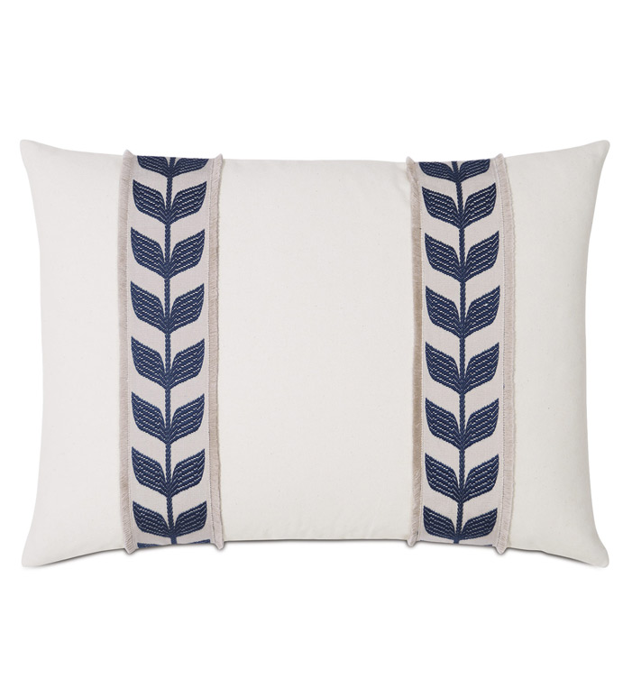 Akela Leaf Decorative Pillow In Blue