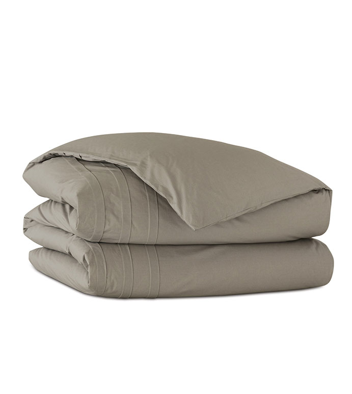 Vail Percale Duvet Cover In Fawn